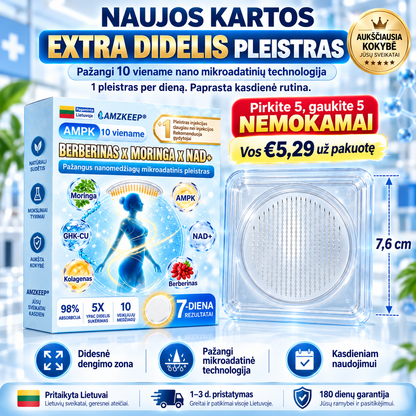 🎁 Tik dabar: pridėkite prie savo užsakymo su 50% NUOLAIDA!